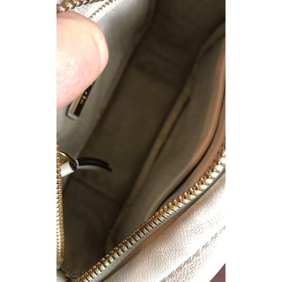 TORY BURCH Kira Flora Printed Leather Handbag Camera Quilted Crossbody - Picture 13 of 14